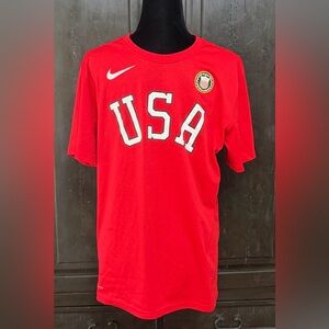 Nike Dri Fit USA American Olympic Red T-Shirt
- Size L